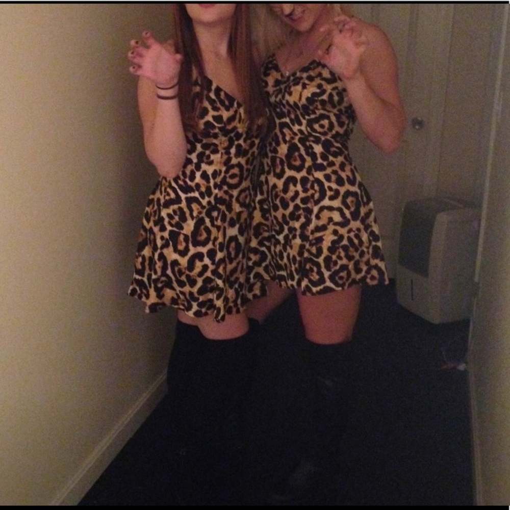 Animal Print Tobi Minidress
