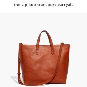 Zip-Top transport carryall bag by Madewell