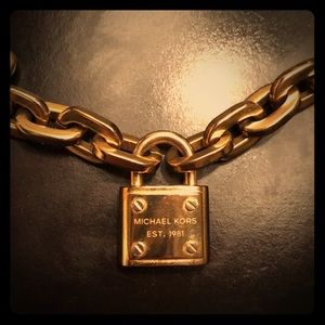 Gold Michael Kors Necklace