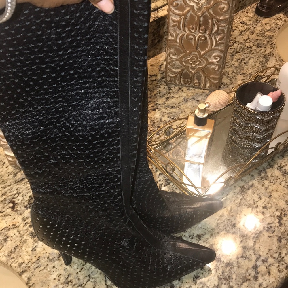 Calf high boots
