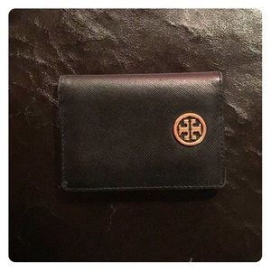 TORY BURCH Authentic Black Card Holder