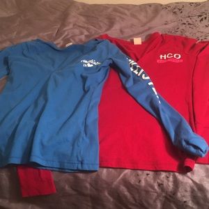 2 Hollister shirts long sleeve