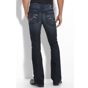 Rock & Republic Mens blue button fly jeans