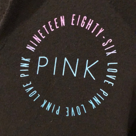 PINK black sweatshirt - Picture 3 of 4