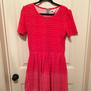 ❗️WORN ONCE!!! ❗️LuLaRoe Amelia Dress