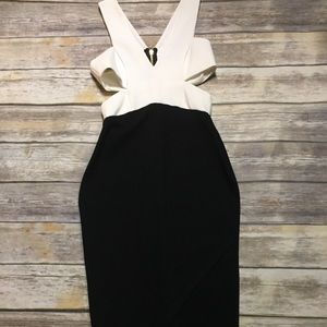 Cut out midi dress