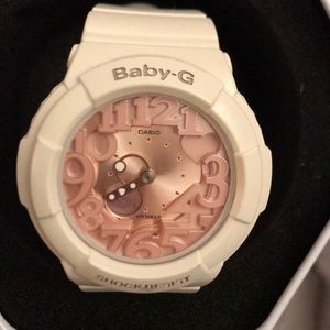 BABYG Gshock Watch White/Pink
