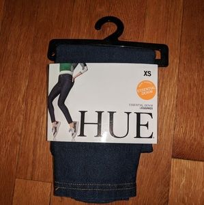 Hue essentials denim leggings XS