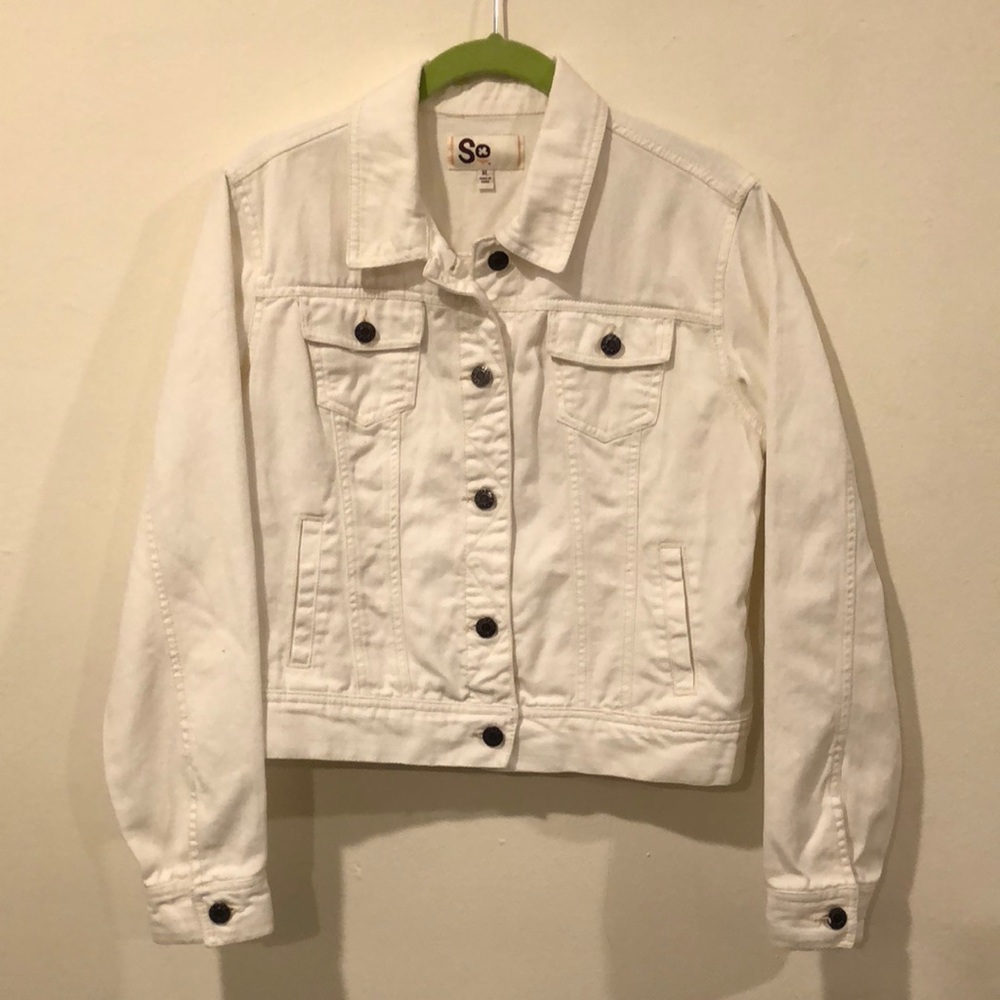White Jean Jacket