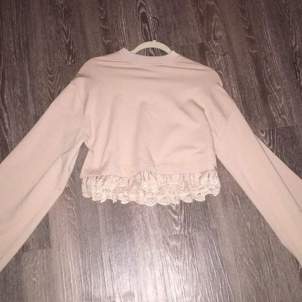 Fenty x PUMA cropped long sleeve sweatshirt