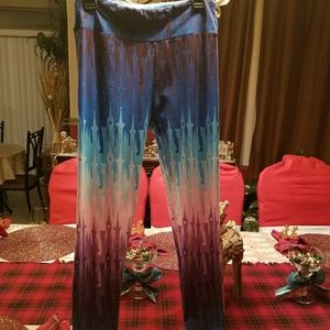 Lularoe OS ombre castle leggings