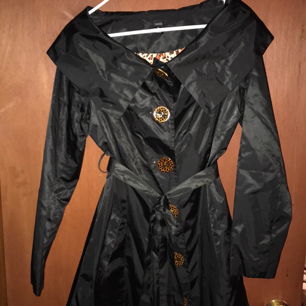 Black Rain Coat