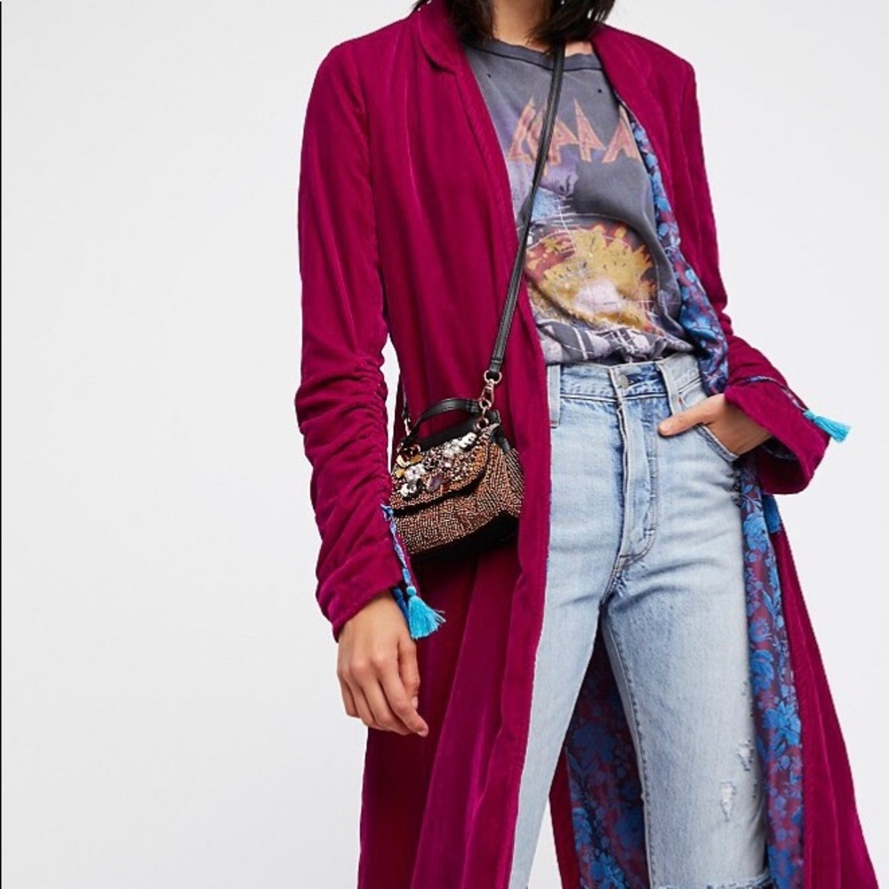 Dhalia Velvet Duster Free People