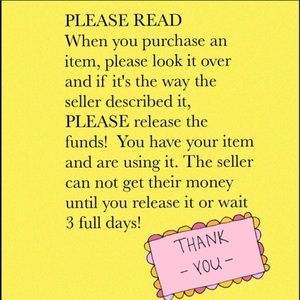 Please release funds
