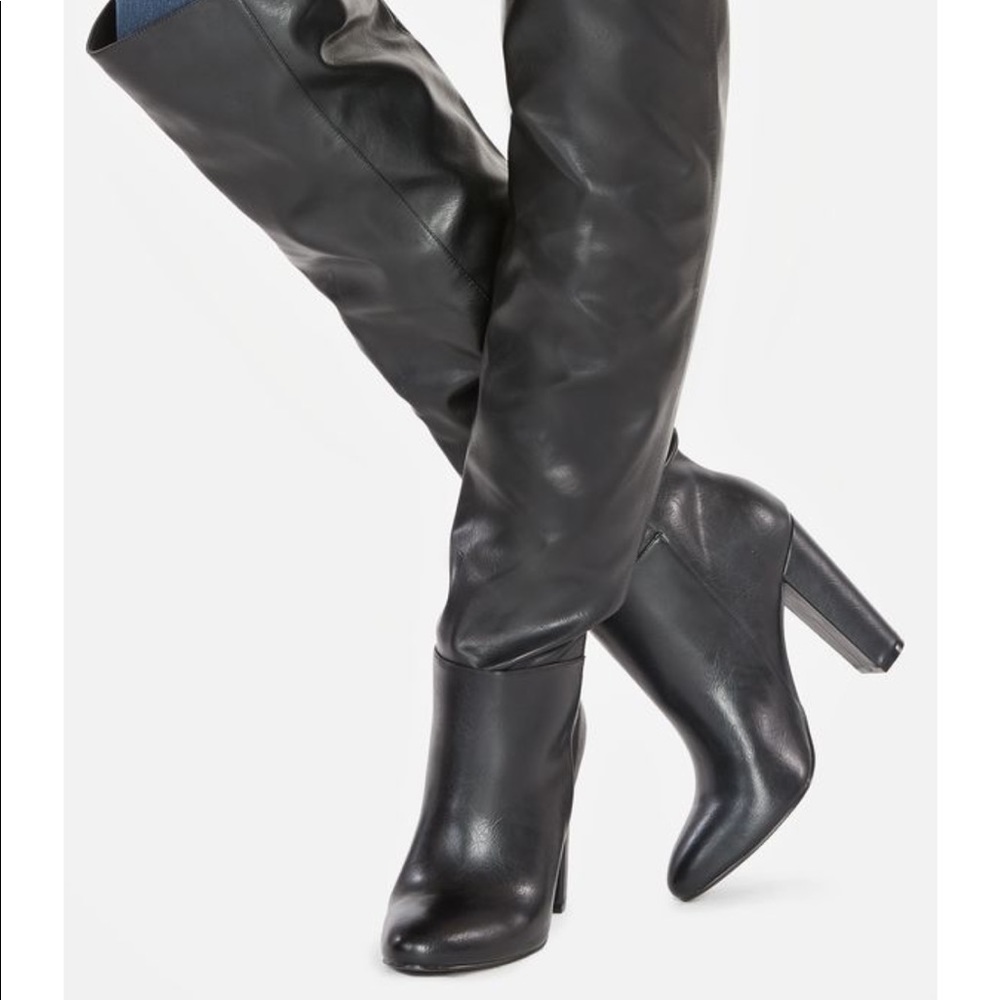 Just fab Geraldine Over the Knee Boots Size 8.5