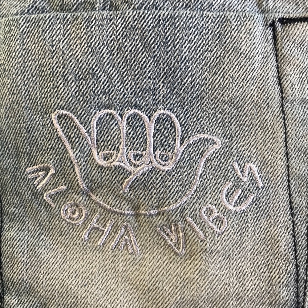 Spiritual Gangster Cutoff Denim Shorts