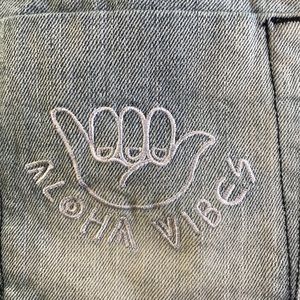 Spiritual Gangster Cutoff Denim Shorts