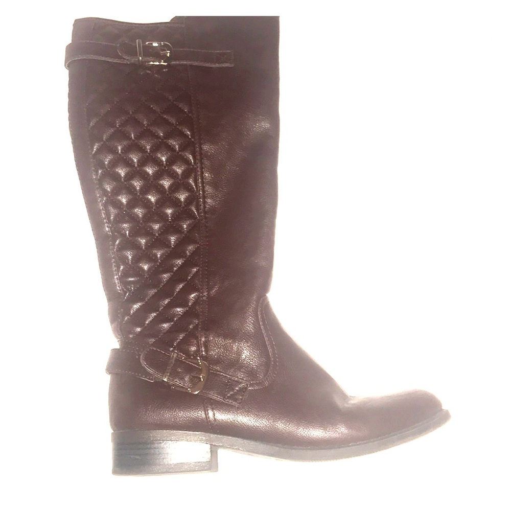 Brown Calf Length Boots