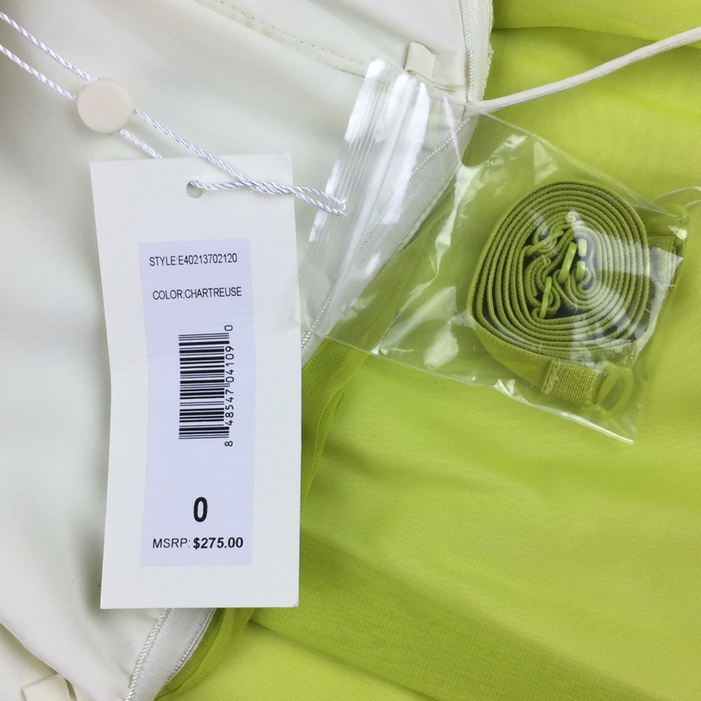 NWT Erin Fetherston Dress Isabella Gown in Chartreuse - Picture 5 of 8