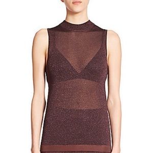 Rag & Bone plum knit sleeveless top - NWT