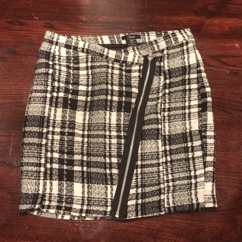 Black and white skirt