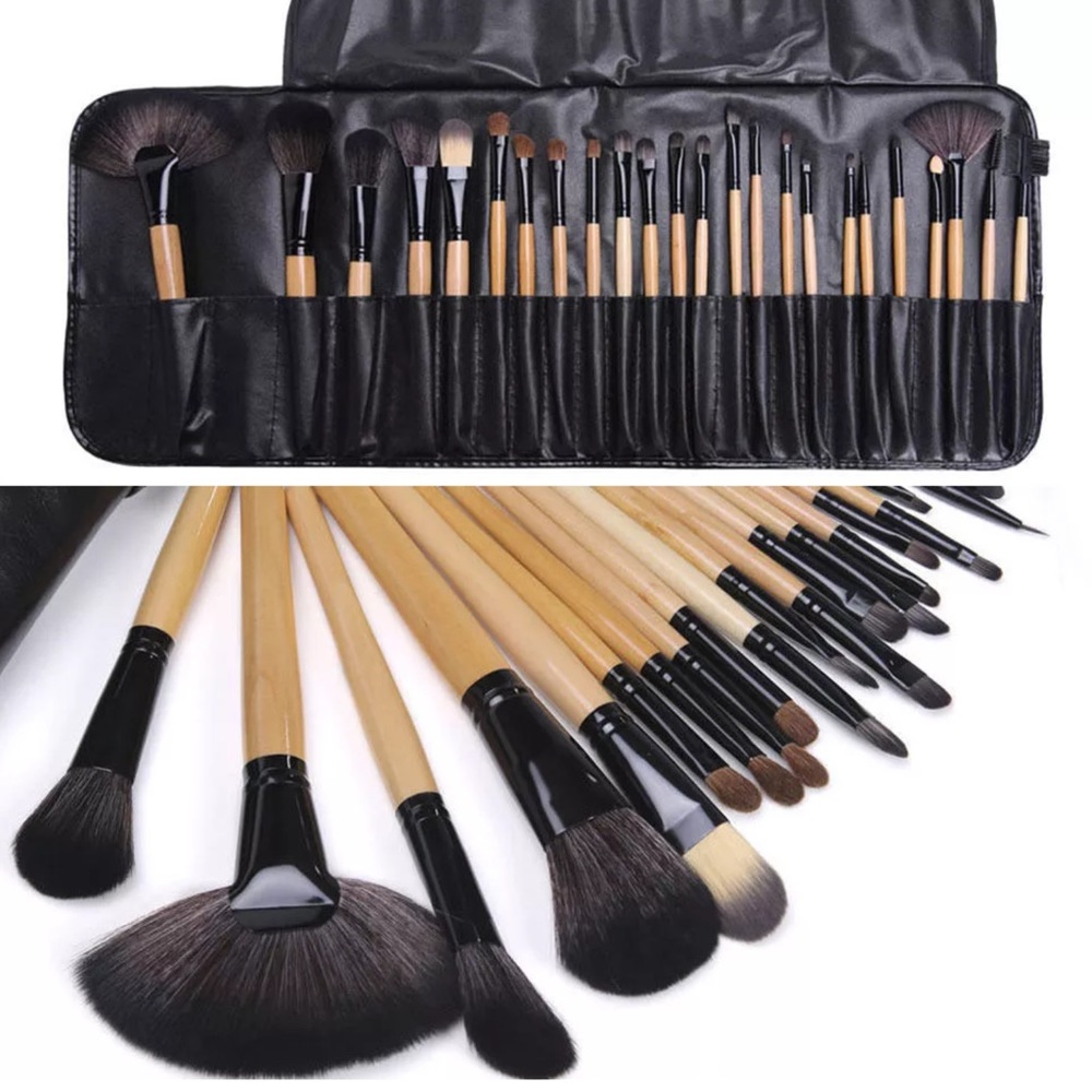 New 24pcs Makeup Brush With Pouch