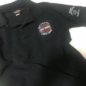 {harley davidson} polo shirt