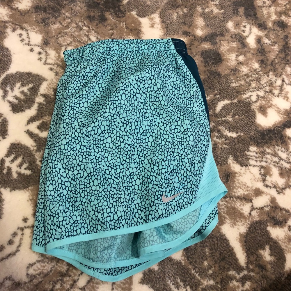 Blue Animal Print Nike Shorts