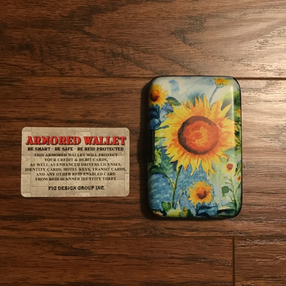 Sunflower armored wallet