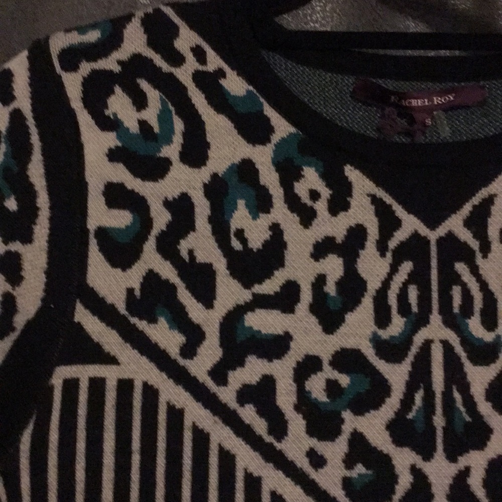 NWT Rachel Roy Fitted Knit Dress sz Small - Picture 6 of 6