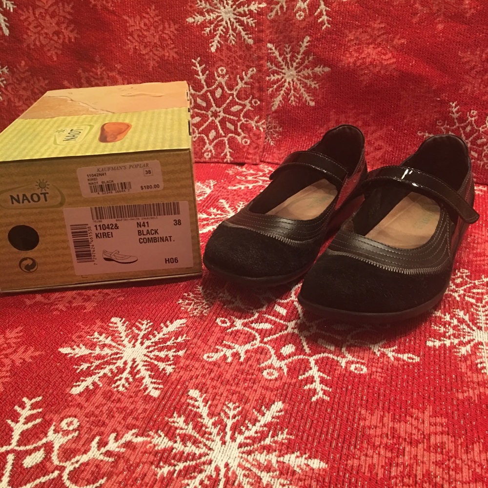 Naot suede shoes