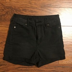 High waisted black jeans