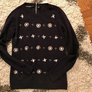 Quo-ta-ation cashmere sweater