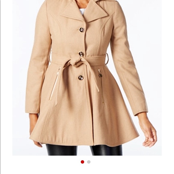 skirted peacoat