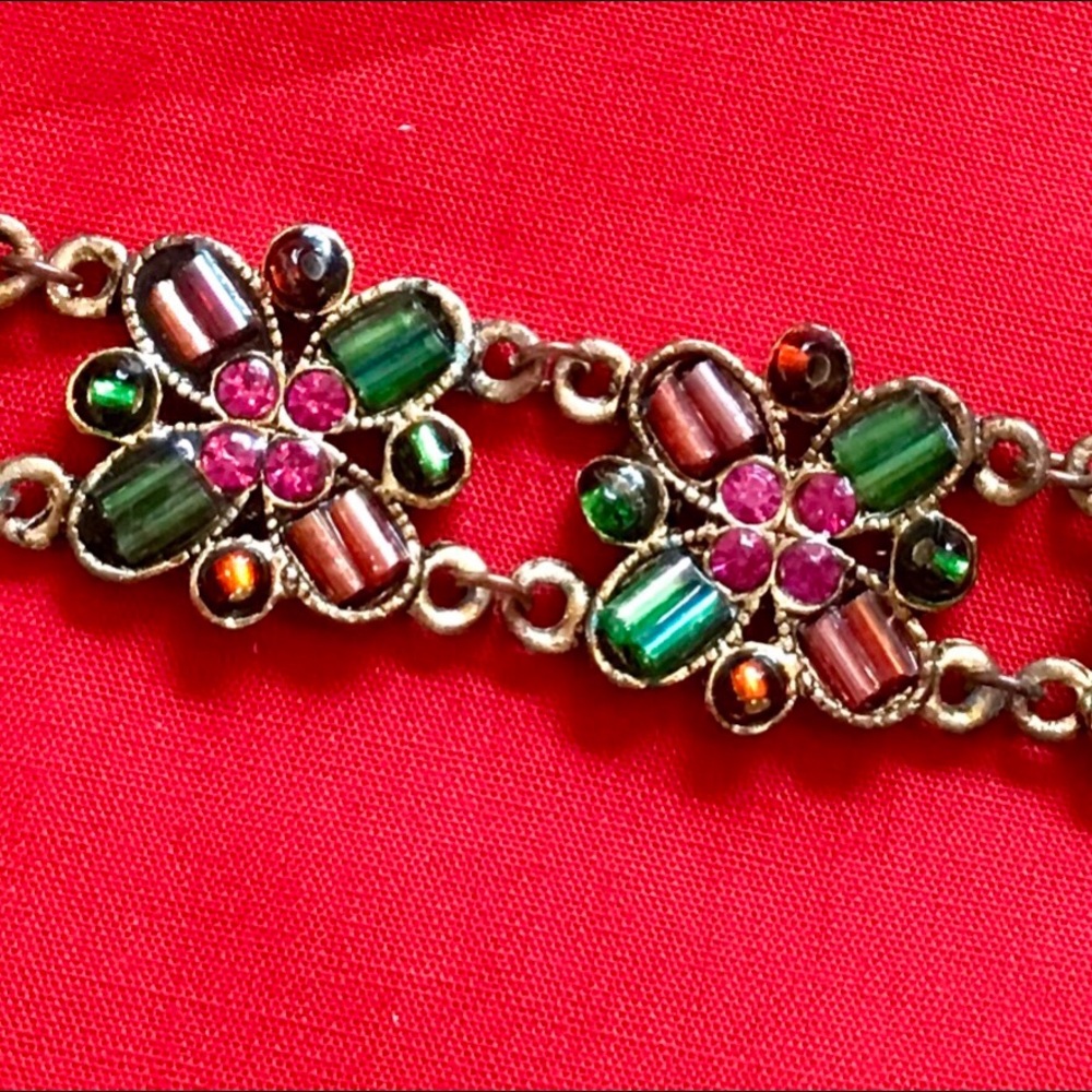 Vintage Marc Labat French Floral Bracelet