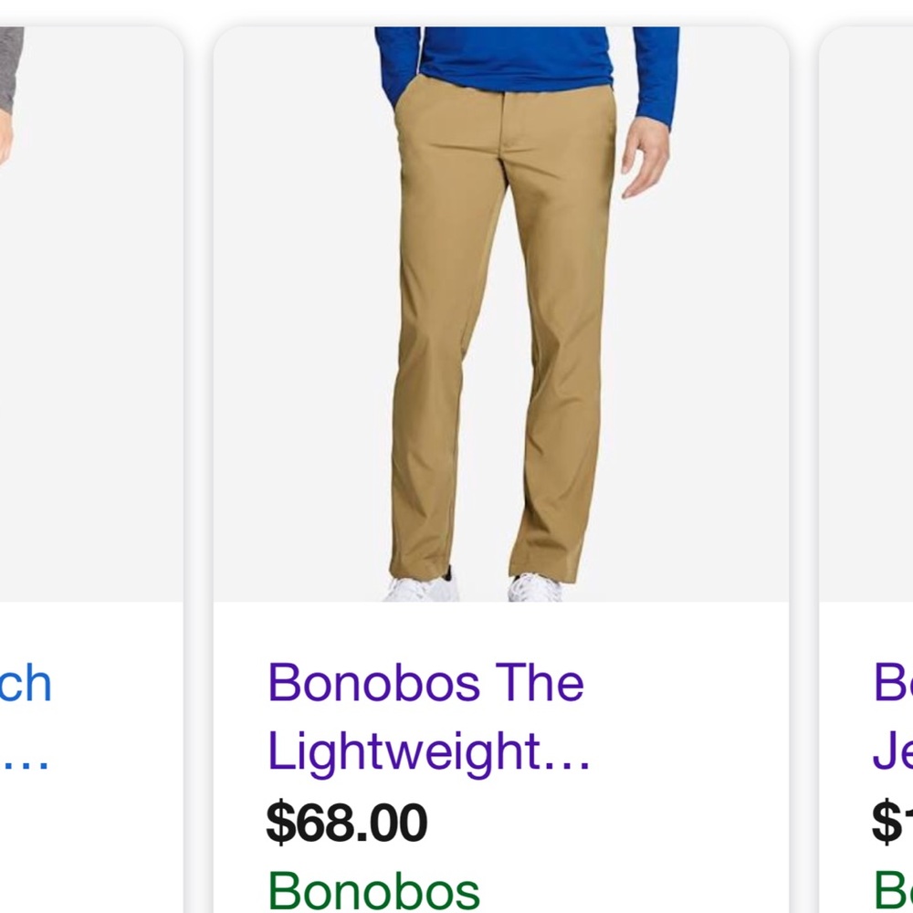 Bonobos lightweights pants