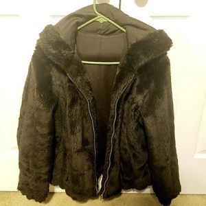 Reversible Giacca Faux Fur Jacket