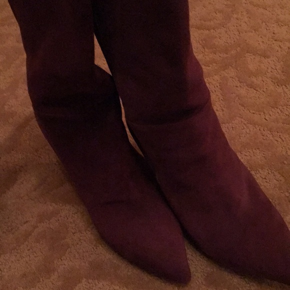Michael Kors suede plum boots. 👢👢 - Picture 5 of 6