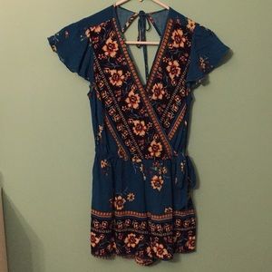 Pretty floral romper