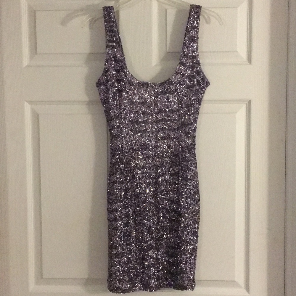 Sequined formfitting dress
