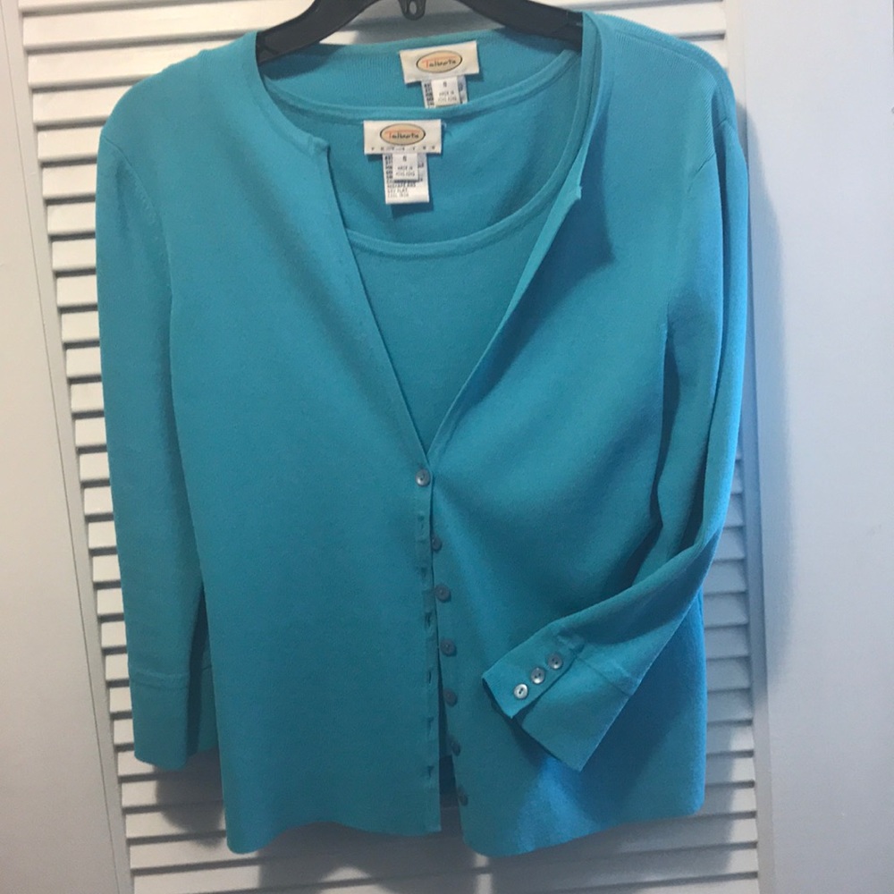Two piece Talbots knit sweater-NWOT
