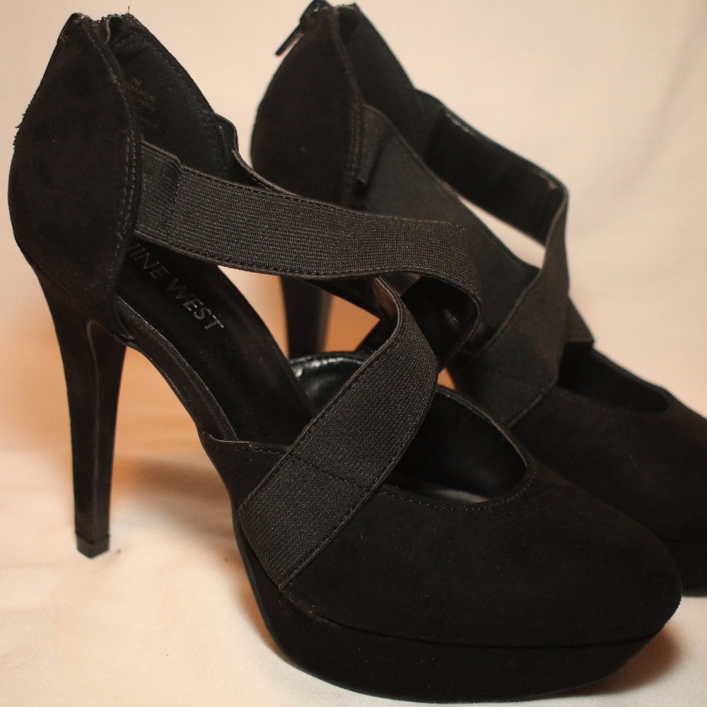 Nine West Heels Black Size 7