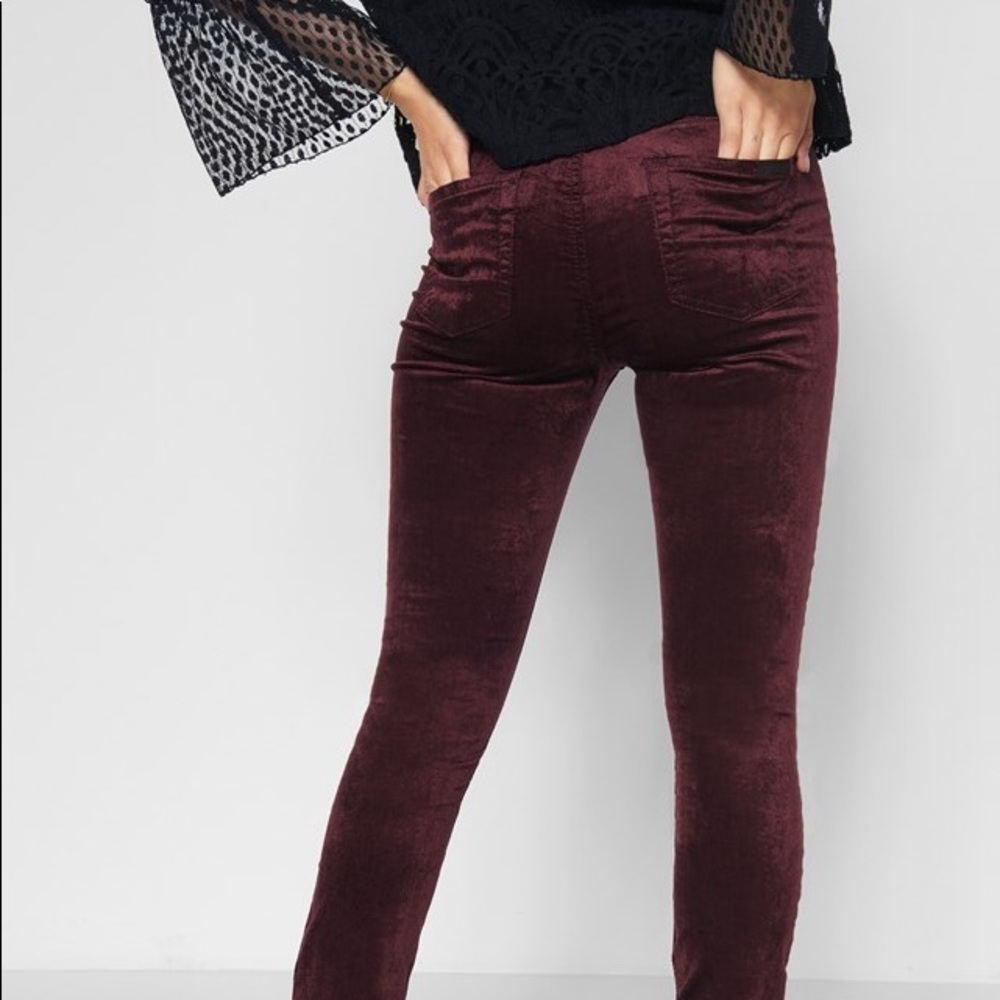 7 seven for all mankind velvet the skinny 31 12 - Picture 2 of 7