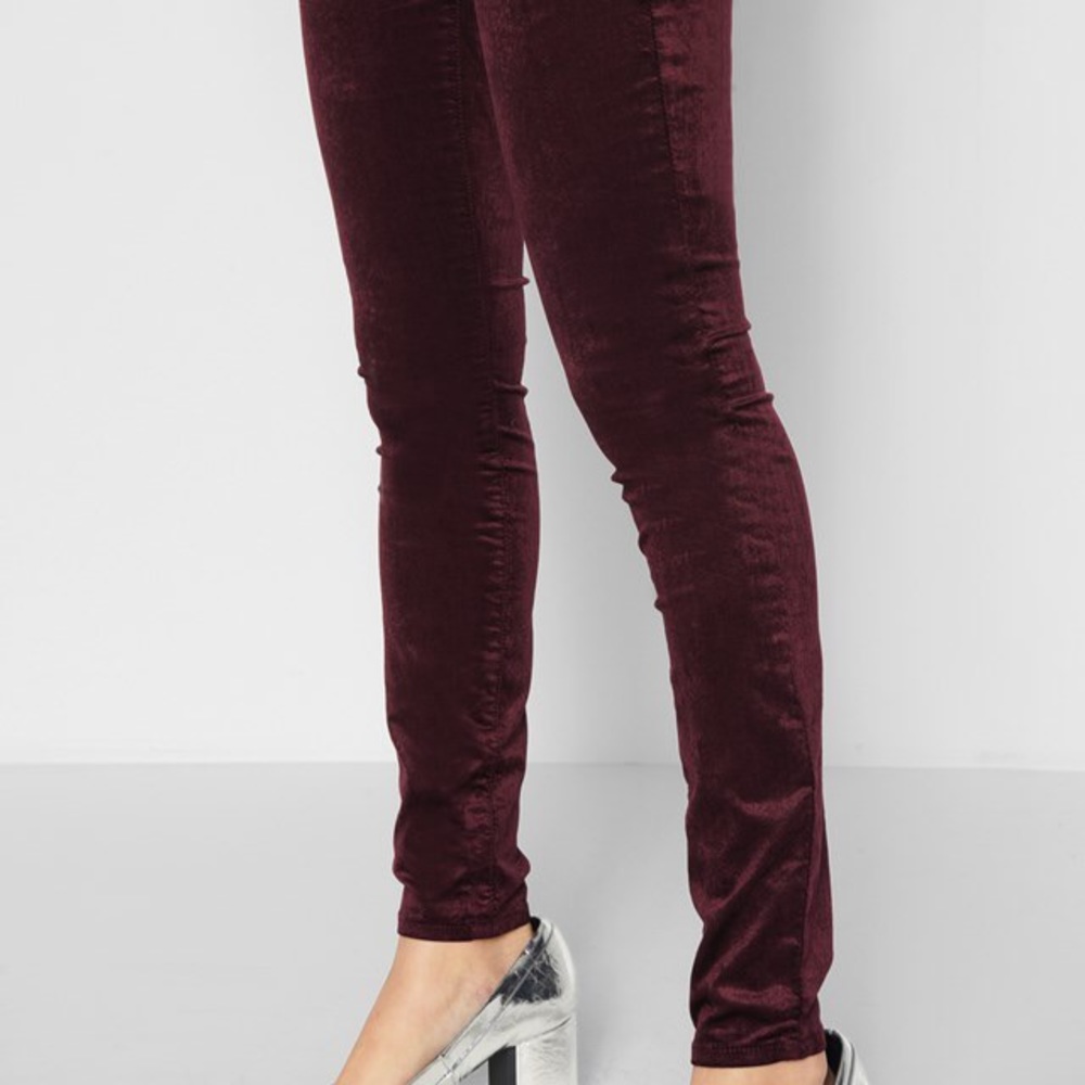 7 seven for all mankind velvet the skinny 31 12 - Picture 5 of 7