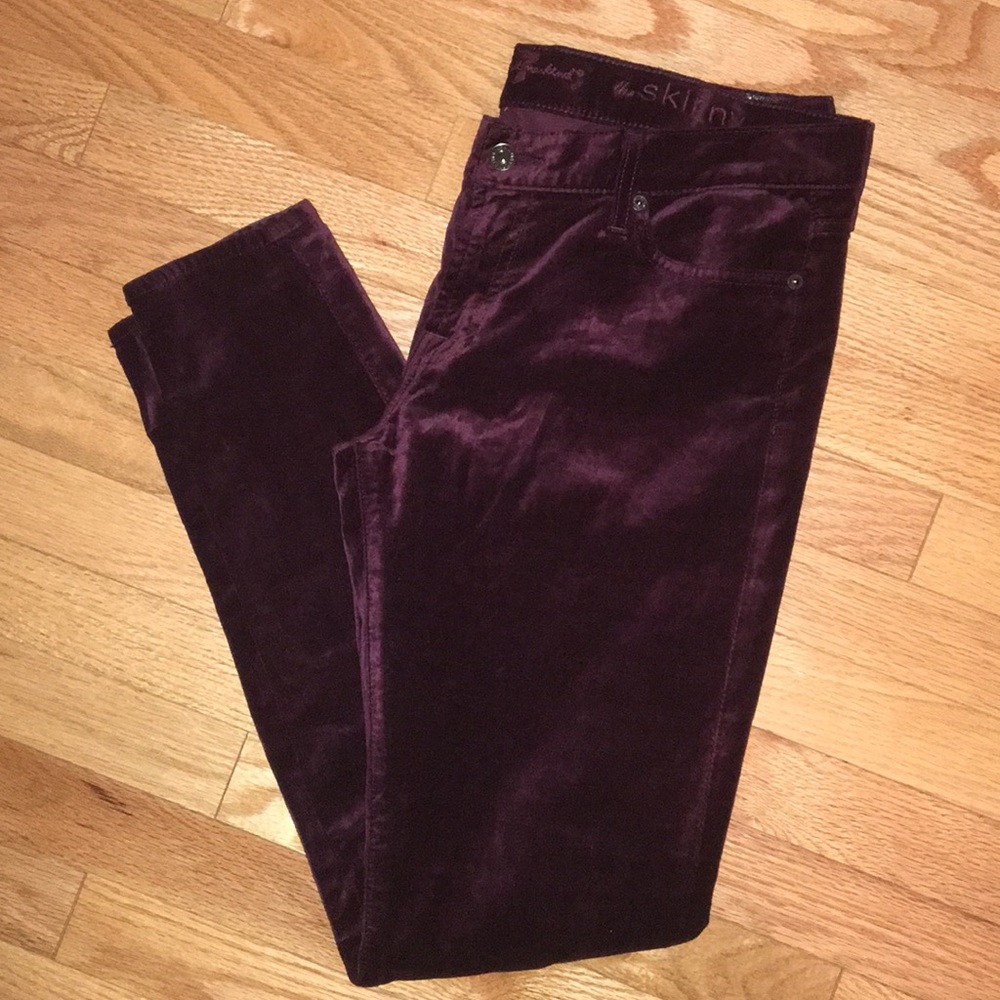 7 seven for all mankind velvet the skinny 31 12 - Picture 3 of 7