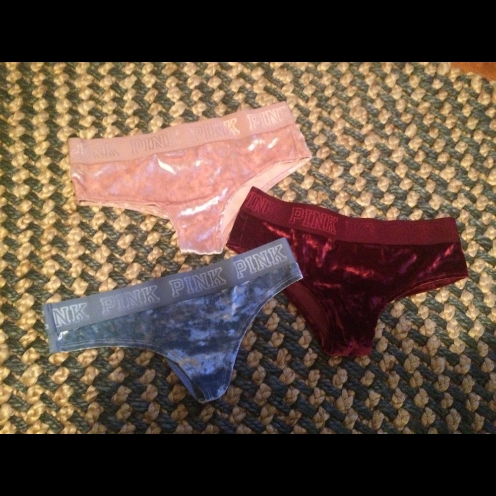 3 NWT PINK VICTORIAS SECRET UNDERWEAR