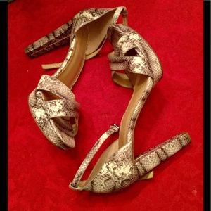 Michael Kors Reptile Print Heels