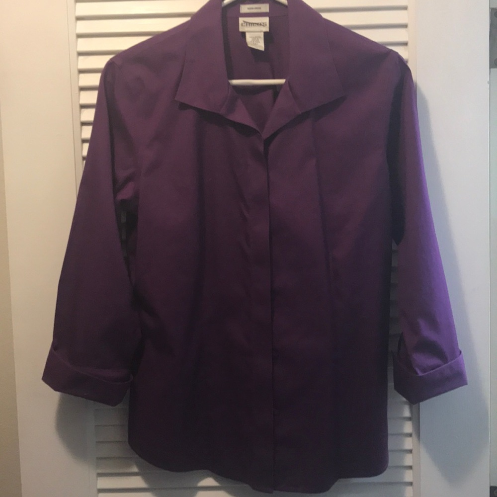 Chico’s no iron button down shirt
