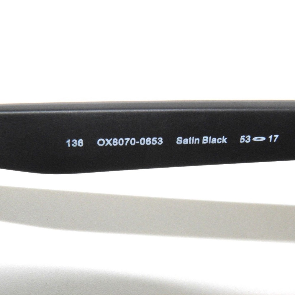 OAKLEY GROUNDED 8070-06 53 SATIN BLACK EYEGLASSES - Picture 5 of 6