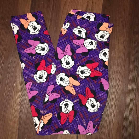 Disney Minnie Mouse Lularoe OS leggings - Picture 1 of 1